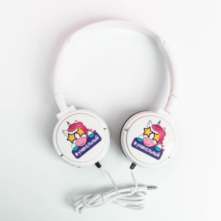 Falled headphones, "unicorn", 15.5 x 21 cm-3