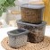 A set of containers for bulk products "Respect", 3 pcs, 0.8 l, 1.3 l, 2.3 l, graphite color