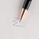 Blue paste paste 0.1 mm Handle, cornflowing metal black with gold