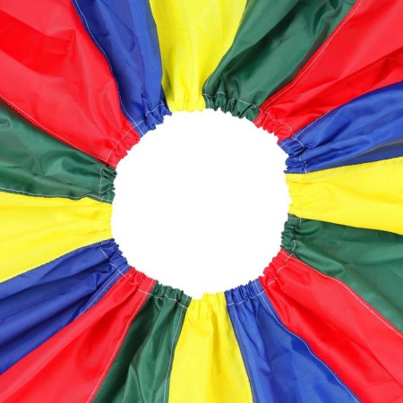 Parachute-skirt, 16 sectors, d = 3 m, mix color-2