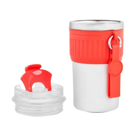 Thermal circle, 400 ml, New Design, retains heat up to 8 hours, red-2