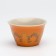A set for a tea ceremony of 5 items, 3 persons, a cup of 46 ml, a kettle 250 ml, orange