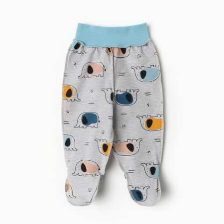 Kit for newborns, gray/elephant color, height 62 cm-6