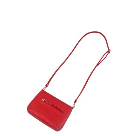 Cross-Bodi bag, lightning department, red color 14x20x6.5cm-1