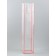 Carriage for flowers from PVC, pink, moisture resistant, 50x10x10cm