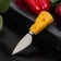 Cheese knife Chece Chece, 12.5 cm, yellow color