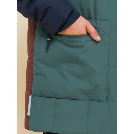 Куртка для мальчиков, рост 98 см, цвет зелёный-8