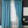 Kaspian curtain set, size 170 x 270 cm, blue