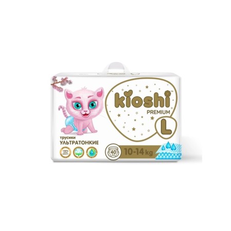 Kioshi Premium Truski diapers, ultra-thin, l 10-14 kg, 40 pcs-1