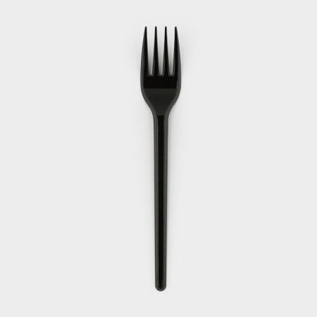Plastic disposable black “Standard” plastic one 15.5 cm