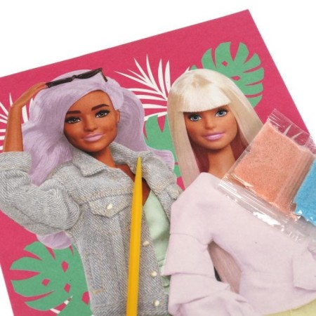 Set for children's creativity "Barbie" Flooding of sand, 17 × 23 cm-2