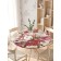 Groundpress “Ripe flowers”, round, oxford, elastic band, size 140x140 cm, diameter 105-120 cm