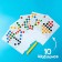 Magnetic-Mosaic tablet for drawing "button", 49 cells