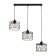 Lamp Bayerlux "Rumba" 3x E27 40W Black 18x50x12-112cm