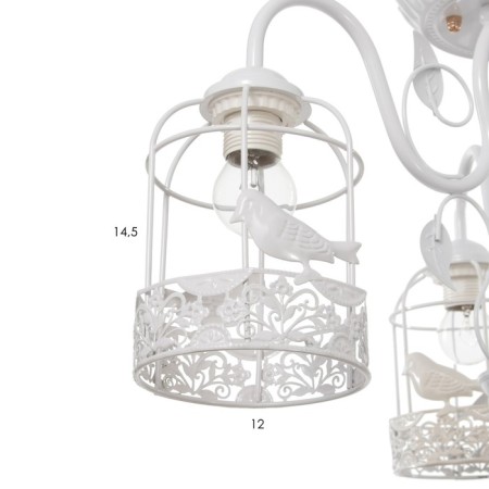 Chandelier 669621/3 E27 40W white 59x59x33 cm Bayerlux-3