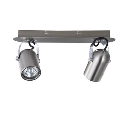 Luigi lamp, 2x50W GU10, nickel color, chrome