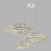 The base of the ceiling Odeon Light. Panta, LED, 50x220 mm, chromium color