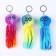 Soft toy "Osminog", on a key fob, 11 cm, Mix colors