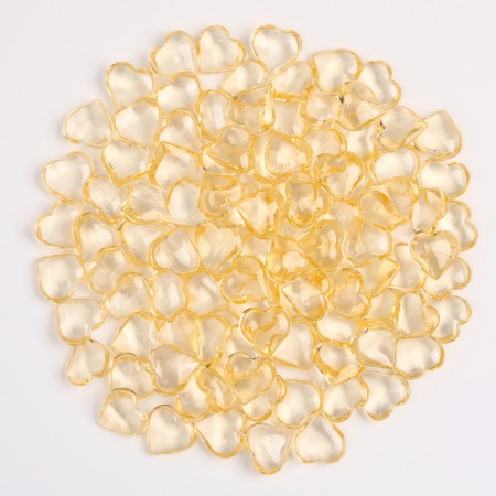 Plastic sores are decorative, set of 100 pcs., Size 1 pc. - 2 × 2 cm, gold color-2