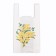 Package Polyethylene T -shirt 28 + 14 x 53 cm, 18 μm, white "mimosa"