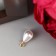 Decor for creativity Plastic "Pearl-boat with a loop" set 10 pcs 0.7x1.2 cm