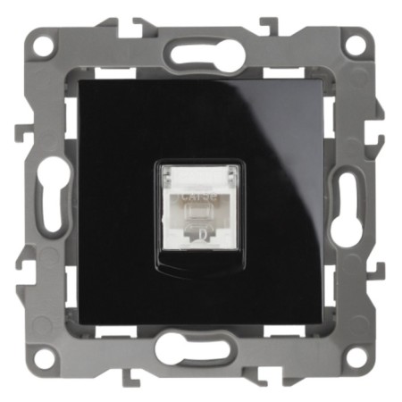 Information socket RJ45, IP20, ERA12, black