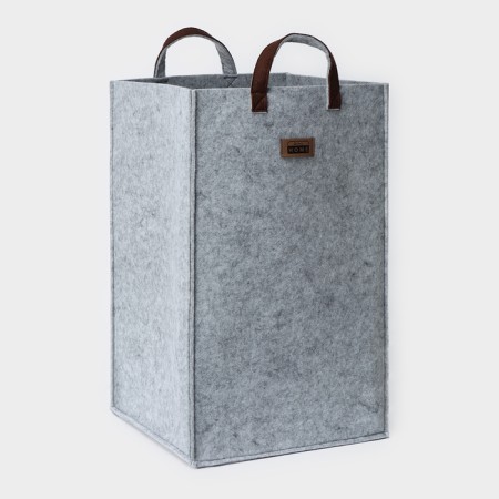 EVA Elegance storage basket, 30 × 30 × 50 cm, gray color-1