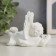 Polystone souvenir "Snowty Angel with the Bible" mix 7x5x8.5 cm
