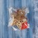 Christmas tree decoration "Star with flower" 12x12 cm, gold