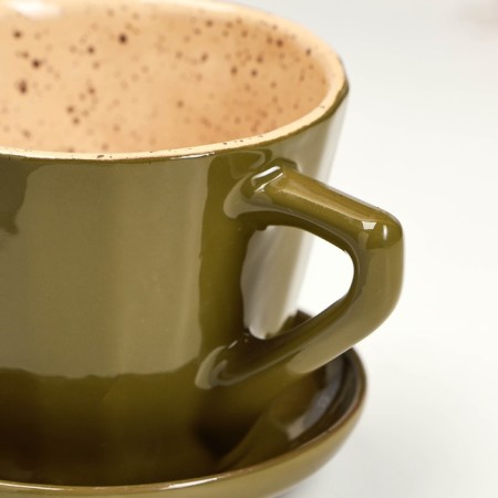 Tea couple "Nostalgia No. 2" 0.2l / 8x7cm + saucer 9cm, oasis-2