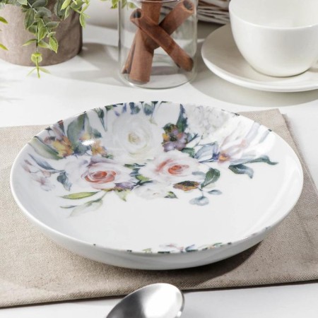 Deep plate "Verona", 700 ml, d = 20 cm, white, porcelain