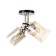 Artemis chandelier 2he27 40W black and gold 46x20x27 cm