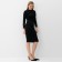 Women's dress with MINAKU: Casual Collection Black color, pr 44