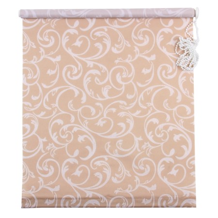Rolled curtain "Angletter" 50x160 cm, coffee color