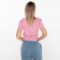 T -shirt female, pink color, size 44