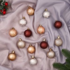 Set of balls plastic D-4 cm, 14 pcs 