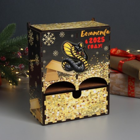 New Year's tea house "Wealth" 20x15x8.5 cm