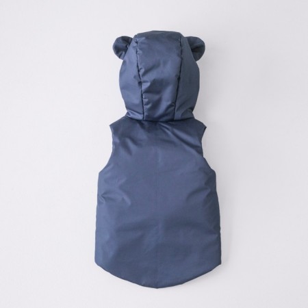 Beginning children's insulated kinderlitto "Orsetto", height 92-98 cm, dark blue color-1