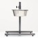 Adjustable stand with 2 bowls of 1.8 liters, height stands 40 cm