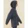 Sweatshirt for girls, height 116 cm, dark gray color