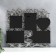 Photo frame plastic in 5 photos 10x15 cm, 10x10 cm "Floristics" silver 41.5x35 cm