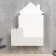 Keywater Wood "House with Pink Garden" 30x22x6 cm