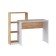 Computer table quartet-2, 1250 x 500 x 1020, white/oak craft gold