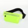 Lightning waist bag, reflective elements, green color