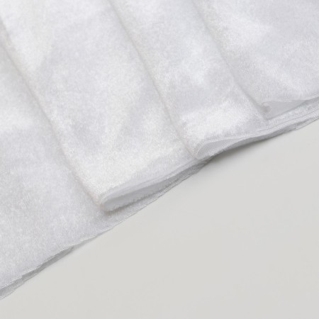 Plush Plush, white color, 100 × 150 cm-1