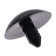 Rifle eyes with plugs, set 4 pcs., Size 1 pc. - 3 cm, black color