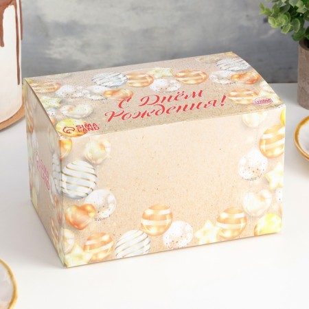 Show Box with candles for the Almaz cake, gold, 30 pcs, 8 cm-1