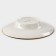 Porcelain plate for Magistro paste "Cerera", 160 ml, d = 21 cm, brown color