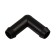 L-shaped connector, 5/8 "(16 mm), plastic