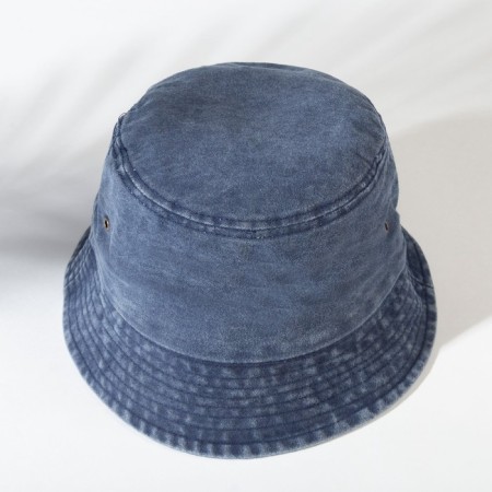 Panama monophonic minku color blue, size 56-58